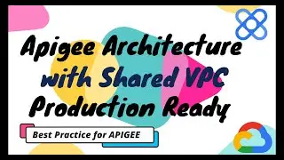 Apigee Architecture with Shared GCP VPC | Recommended Best Practice | End-to-End Design