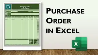 How to Create a Purchase Oder in Excel | Excel Template Design