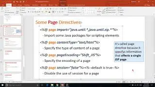 JSP Scripting Elements And Directives