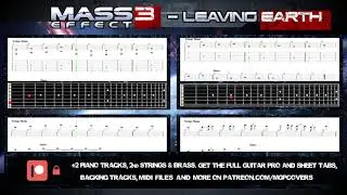 Mass Effect 3 - Leaving Earth | Full Tabs - Guitar Lesson (Guitar Pro)