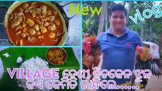 କିଏ ବନେଇଲେ ଦେଶୀ ଚିକେନ ଝୁଳ?#odia vlog village style ରେ 😋ରୁଷେଇରେ କିଏ ସାହାଯ୍ୟ କୋଲେ// କେମିତି ହେଇ ଥିଲା