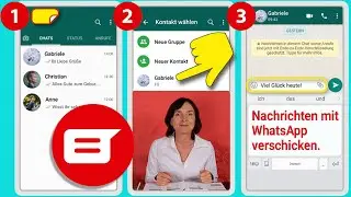 Eine Nachricht mit WhatsApp verschicken. Smartphone Training für Senior*innen Teil 45