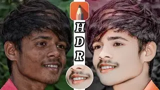4K FACE SMOOTH PHOTO EDITING IN SKETCHBOOK || FACE SMOOTH AUR GORA⚪|| OIL POINT EDIT