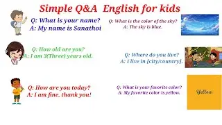 Daily Use English Question Answers  | Learning Question Answers | Easy English Sentences