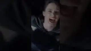 A Dracula like woman stalking some ladies of the night