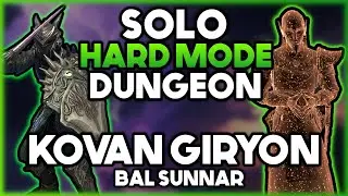 Solo Hard Mode Dungeon - Kovan Giryon in Bal Sunnar - Arcanist | Elder Scrolls Online - Gold Road