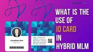 What is the purpose of ID card module in Hybrid MLM | MLM Modules, Hybrid MLM Software |MLM Softwrae