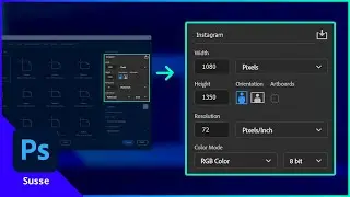 Como criar arquivo no Photoshop | 2.2 |  Curso Photoshop Susse