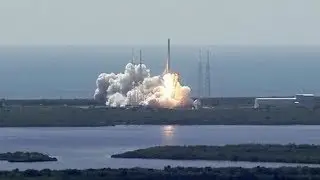 Испытание двигателей Merlin для Falcon 9 компанией SpaceX