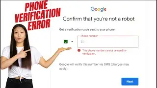 This phone number can't use for this verification error on Gmail fix #gmailaccount #createnewaccount