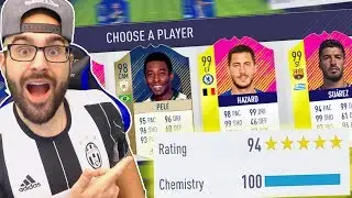 OMG 194!  HIGHEST RATED FUT DRAFT EVER!! FIFA 18 Ultimate Team