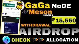 GAGA NODE MINING NEW UPDATE | MESON NETWORK AIRDROP WITHDRAWAL | BWB AIRDROP