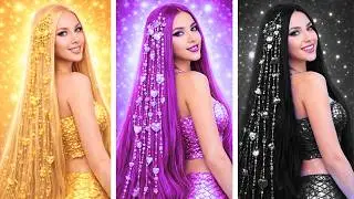 GOOD Mermaid vs BAD Mermaid ✨ Amazing Mermaid Makeover