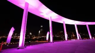 Long Center of Performing Arts Time Lapse at Night