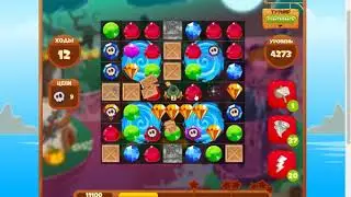 4273 уровень в игре Сокровища пиратов