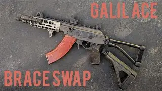 IWI Galil ACE Brace/Stock Replacement and Retain Factory Hinge