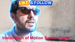 How to install motion sensor light #viral #diy #motionsensorlight