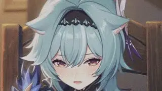 Eula with her cute damage