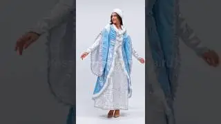 Костюм снегурочки «Богатая» 💙 kostumdedamoroza.ru