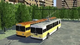 Micro trolleybus simulator | ЗиУ-10, line 20