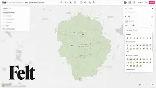 New in Felt!🔎Visible Map View Filtering 📷 New Symbols