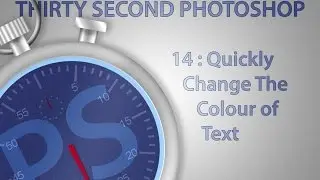 Quickly Change the Colour of Text in Photoshop
