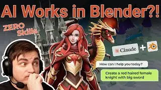 Blender AI Tutorial:  EASY Create 3D Scene & Models with ZERO Skills