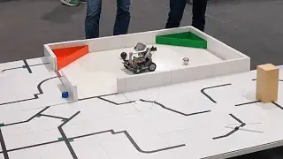 RoboCup Junior Rescue Line 2024 | 1. run, Team BitFlip European Championship