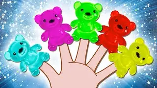 Gummy Bear Finger Family Song + Finger Family Rhymes Collection | Kids Shows Club