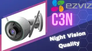 #EZVIZ C3N Night Vision Quality. Full Color at Night.