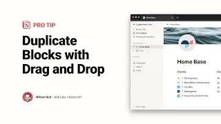 Notion Pro Tip: Duplicate Blocks with Drag and Drop