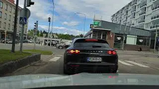 Driviving from the east side to the Savonlinna city center,Eastern Finland 30.5.23