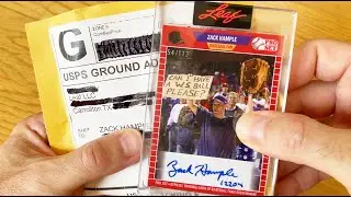Getting MY OWN BASEBALL CARD in the mail (Leaf Trading Cards)