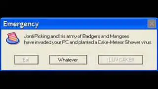 Microsoft Sam Reads Preposterous Error Messages
