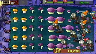 Plants vs Zombies : Adventure 2 (night) level 4 | Almira Play Games