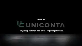 Knyt bilag sammen med linjer i bogføringskladden