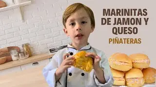 Marinitas de jamón y queso piñateras deliciosas