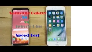 Samsung Galaxy S8 vs iPhone 7 plus  Speed Test in benchmarks 2017