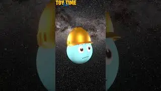 Learning about Space and Earth | #cartoon #kids | Planets for Kids. #Shorts