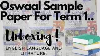 Oswaal Sample paper class 10 English. unboxing video