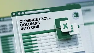 How to Combine Two Columns into One Sequentially in Excel | Easy Formula Tutorial