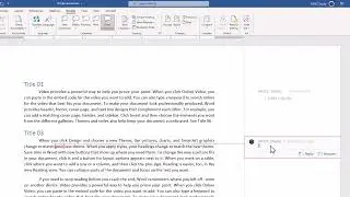 #57 Comments - Quick Overview