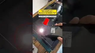 no display and black screen TV easy find the root cause 