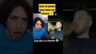Hack así puedes sacar humo con refresco 😱 - Hey Crispin #humor #shorts