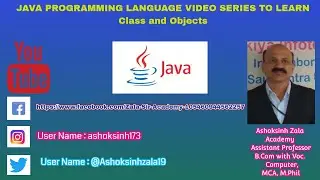 Class and Object in Java Programming Language