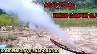 FLUSHING EVAPORATOR DAN KONDENSOR#kulkastidakdingin#kulkas1pintu