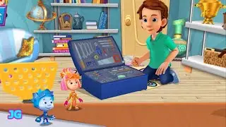 Фиксики - Инструменты | Симка, Нолик и Дим Димыч | Развивающая ИГРА мультик про фиксиков для детей