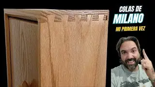 Construyendo una caja de madera IMPECABLE con uniones de cola de milano