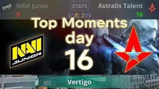 NAVI vs ASTRALIS Map 2 | TOP MOMENTS!!! DAY 16