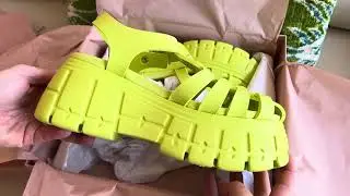 MIU MIU FISHERMAN PLATFORM SANDALS UNBOXING